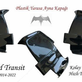 Poyraz Tuning Ford Transit 2019-2023 Uyumlu Yarasa Ayna Kapağı