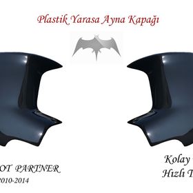 Poyraz Tuning Peugeot Partner 2009-2014 Uyumlu Yarasa Ayna Kapağı