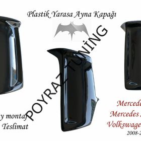 Poyraz Tuning Volkswagen Crafter 2012-2017 Uyumlu Yarasa Ayna Kapağı
