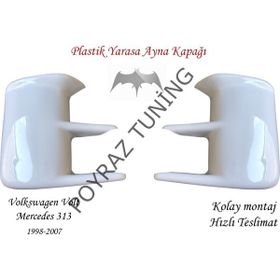 Poyraz Tuning Volkswagen Volt 1997-2007 Beyaz Boyalı Uyumlu Yarasa Ayna Kapağı