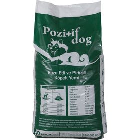Pozitif Dog Kuzu Etli ve Pirinçli 15 kg Köpek Maması