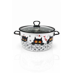 PR Home Cat Emaye 22 cm Kızartma Tenceresi