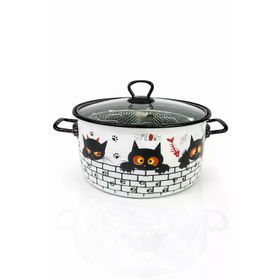 PR Home Cat Emaye 22 cm Kızartma Tenceresi