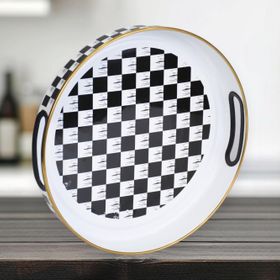 PR Home Dama Emaye 28 cm Tepsi