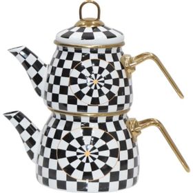 PR Home Dama Mini Model Emaye Çaydanlık