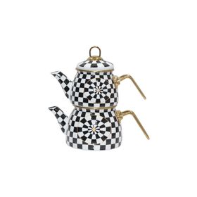 PR Home Dama Mini Model Emaye Çaydanlık