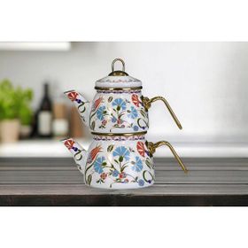 PR Home Defne Mini Model Emaye Çaydanlık