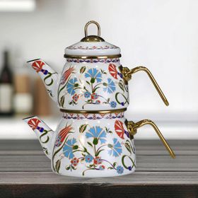 PR Home Defne Mini Model Emaye Çaydanlık