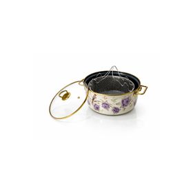 PR Home Fiorella Emaye 22 cm Kızartma Tenceresi