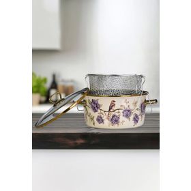 PR Home Fiorella Emaye 22 cm Kızartma Tenceresi