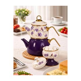 PR Home Fiorella Mini Model Emaye Çaydanlık