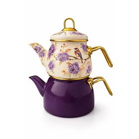 PR Home Fiorella Mini Model Emaye Çaydanlık