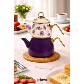 PR Home Fiorella Mini Model Emaye Çaydanlık