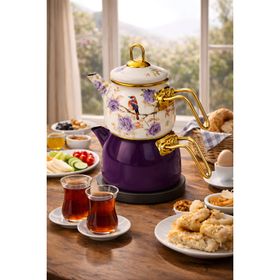 PR Home Fiorella Mini Model Emaye Çaydanlık