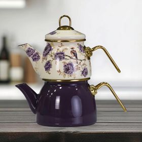 PR Home Fiorella Mini Model Emaye Çaydanlık