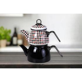 PR Home Forte Black Mini Model Emaye Çaydanlık