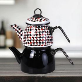 PR Home Forte Black Mini Model Emaye Çaydanlık