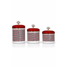 PR Home Forte Red Emaye Baharatlık Seti