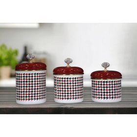 PR Home Forte Red Emaye Baharatlık Seti