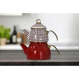 PR Home Forte Red Gold Model Emaye Çaydanlık