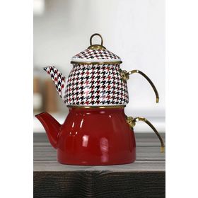 PR Home Forte Red Gold Model Emaye Çaydanlık