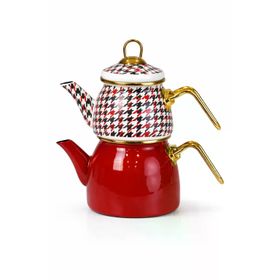 PR Home Forte Red Mini Model Emaye Çaydanlık