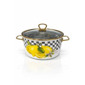 PR Home Lemon Emaye 22 cm Kızartma Tenceresi