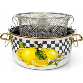 PR Home Lemon Emaye 22 cm Kızartma Tenceresi
