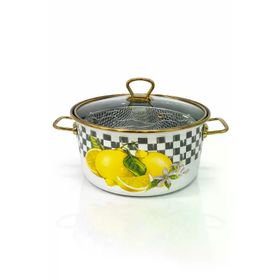 PR Home Lemon Emaye 22 cm Kızartma Tenceresi