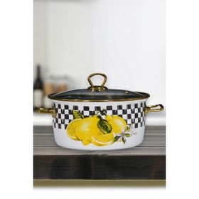 PR Home Lemon Emaye 22 cm Kızartma Tenceresi