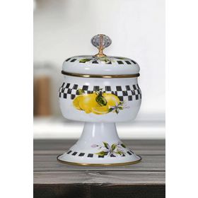 PR Home Lemon Emaye Ayaklı Şekerlik