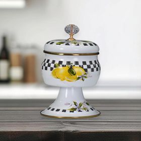 PR Home Lemon Emaye Ayaklı Şekerlik