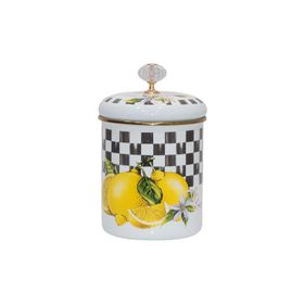 PR Home Lemon Emaye Büyük Boy 14 cm Baharatlık Kavanoz