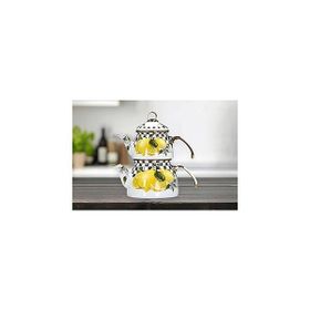 PR Home Lemon Gold Model Emaye Çaydanlık