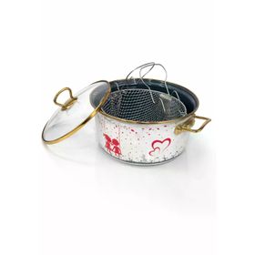 PR Home Love Emaye 22 cm Kızartma Tenceresi