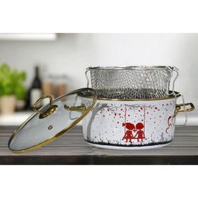 PR Home Love Emaye 22 cm Kızartma Tenceresi