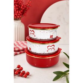 PR Home Love Emaye 3'lü Saklama Seti