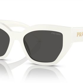 Prada 0PR A09S 1425S0 53 Beyaz Kadın Güneş Gözlüğü