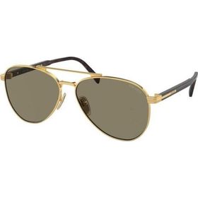 Prada 0PR A58S 5AK90F61 HN Kahverengi Erkek Güneş Gözlüğü