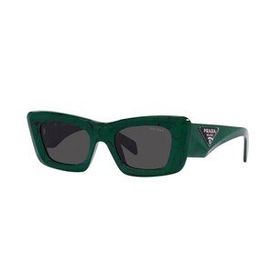 Prada 13ZS 16D5SO 50 Kadın Yeşil Köşeli Çerçeve Güneş Gözlüğü