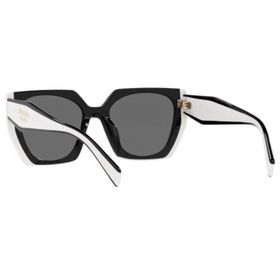 Prada 15WS 09Q-5S0 54-19 140 Siyah Beyaz Kadın Güneş Gözlüğü
