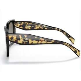Prada 15WS 389-0A7 54-19 140 Siyah Kahverengi Kadın Güneş Gözlüğü