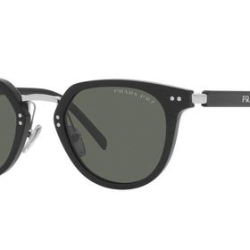 Prada 17Y 1Ab-03R 49 Unisex Siyah Köşeli Çerçeve Güneş Gözlüğü