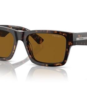 Prada 25ZS 2AU0B0 56 Kahverengi Kemik Erkek Güneş Gözlüğü