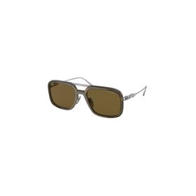 Prada 57ZS 18F01T 55 Kahve Köşeli Çerçeve Erkek Güneş Gözlüğü