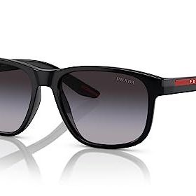 Prada Linea Rossa 0PS06YS 1AB09U 56 Siyah Erkek Güneş Gözlüğü