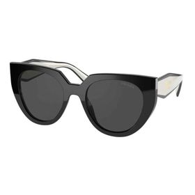 Prada PR 14WS 09Q5S0 52 Siyah Kadın Güneş Gözlüğü