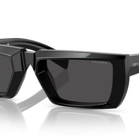 Prada PR 24YS 1AB5S0 55 Siyah Unisex Güneş Gözlüğü