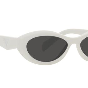 Prada PR 26ZS 17K08Z 55 White Dark Grey Kadın Güneş Gözlüğü