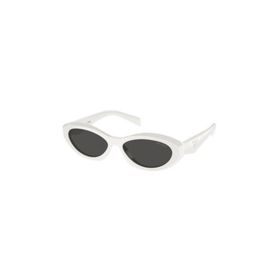Prada PR 26ZS 17K08Z 55 White Dark Grey Kadın Güneş Gözlüğü